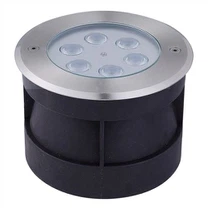 5 Biċċiet RGB Sommerġibbli Dwal tal-Pixxina taħt l-ilma LED taħt l-art