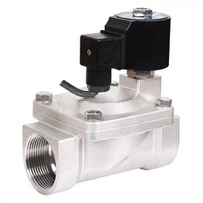 Kwalità Hign 12v Brass 304 Stainless Steel Solenoid Valve Water Għall-Funtana